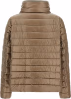 Brown Polyamide Full-Length Jacket 3