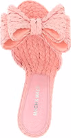 Multicolor Raffia Stiletto Heel Sandals 4