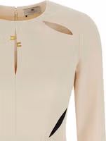 Bicolor Polyester Short Dress 3