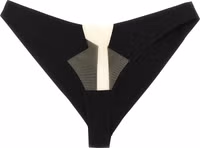 Black Nylon Briefs 1