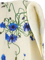 Blue Cotton Mini Skirt 4