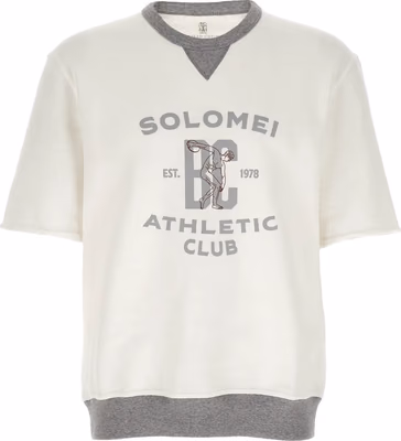 White Cotton Sweatshirt