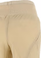 Beige Silk Flared Pants 4