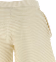 White Polyester Cropped Pants 4