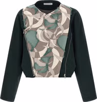 Multicolor Virgin Wool Shell Jacket 2