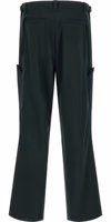 Bicolor Virgin Wool Casual Pants 2