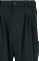 Bicolor Virgin Wool Casual Pants 3