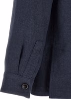 Blue Linen Full-Length Jacket 4
