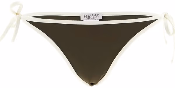 Bicolor Polyamide Swim Briefs