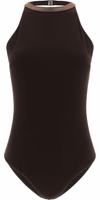 Brown Polyamide One-Piece Swimsuit 1