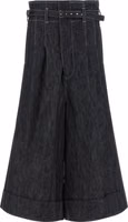 Black Cotton Bermuda Shorts 1