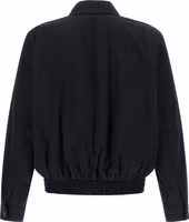 Black Cotton Shell Jacket 2