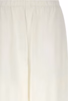 White Linen Casual Pants 3