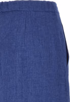 Blue Linen Casual Pants 4