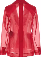 Fuchsia Silk Blazer 2
