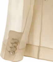 Beige Silk Blazer 4