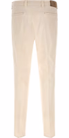 White Cotton Casual Pants 2