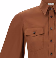 Brown Cotton Blouse 3