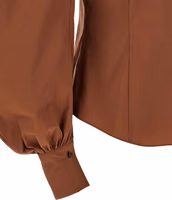 Brown Cotton Blouse 4
