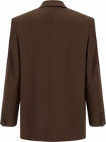 Brown Silk Blazer 2