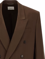 Brown Silk Blazer 3