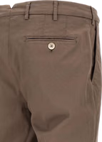 Beige Cotton Casual Pants 4