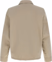 Gray Polyester Full-Length Jacket 2