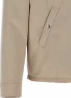 Gray Polyester Full-Length Jacket 4