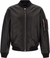 Black Leather Leather Jacket 1