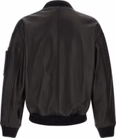 Black Leather Leather Jacket 2
