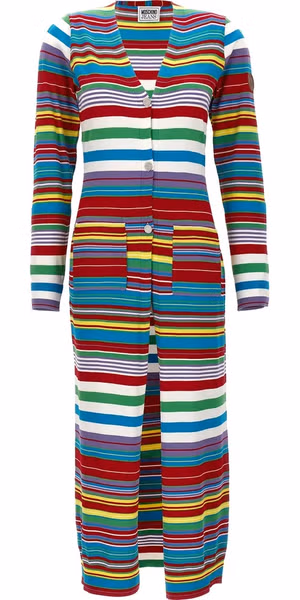 Multicolor Viscose Cardigan