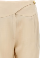 Beige Viscose Dress Pants 3