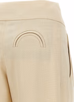 Beige Viscose Dress Pants 4