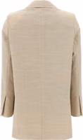 Beige Virgin Wool Blazer 2