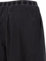 Black Polyester Cargo Pants 4