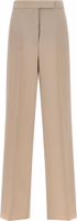 Beige Virgin Wool Dress Pants 1