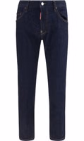 Blue Cotton Slim Fit Jeans 1