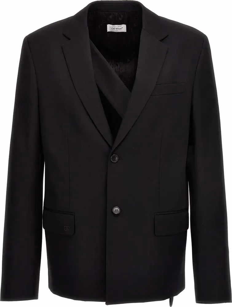 Black Wool Blazer