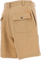 Beige Cotton Bermuda Shorts 3