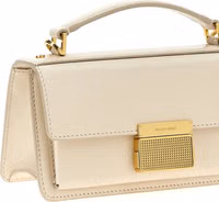 White Cowhide Handbag 3
