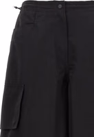 Black Polyamide Casual Pants 3