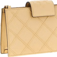 Beige Lamb Leather Cardholder 3