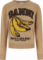Beige Wool Cardigan 1