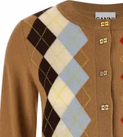 Beige Wool Cardigan 3