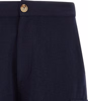 Blue Cotton Bermuda Shorts 3