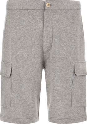 Gray Cotton Bermuda Shorts
