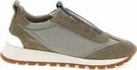 Bicolor Polyester Athletic Sneakers 1
