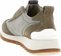 Bicolor Polyester Athletic Sneakers 3