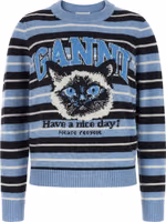 Blue Wool Cardigan 1