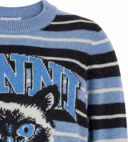 Blue Wool Cardigan 3
